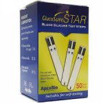Glucosher blood sugar strip, Star model, 50 pieces